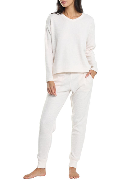 Papinelle Super Soft Thermal Knit Pajamas | 40plusstyle.com
