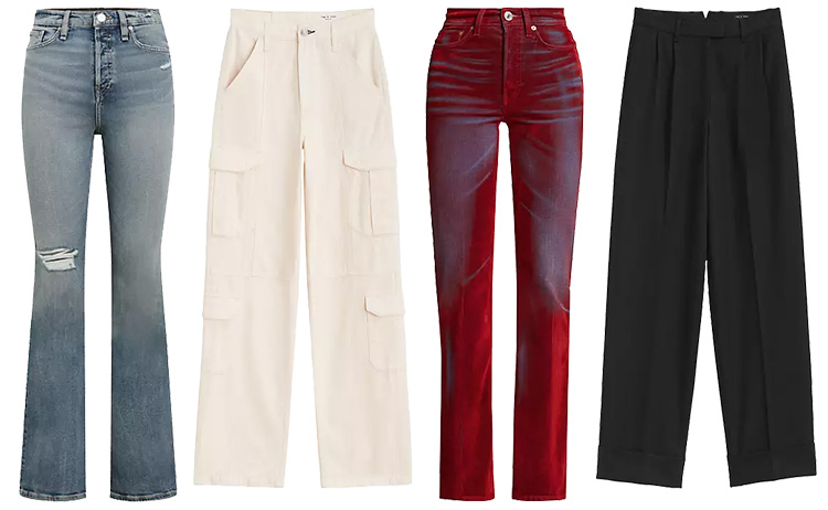 Street style inspired jeans and pants | 40plusstyle.com