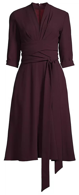 Dresses that are slimming: Black Halo Joan Turtleneck Long-Sleeve Dress | 40plusstyle.com