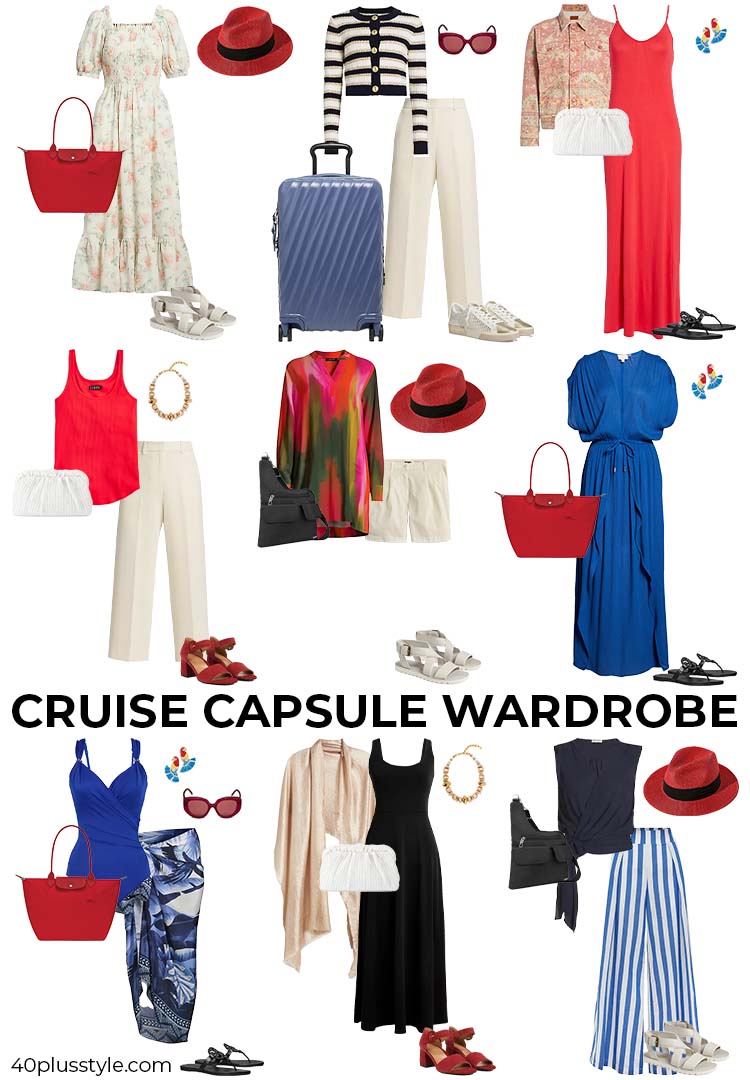 Cruise capsule wardrobe | 40plusstyle.com