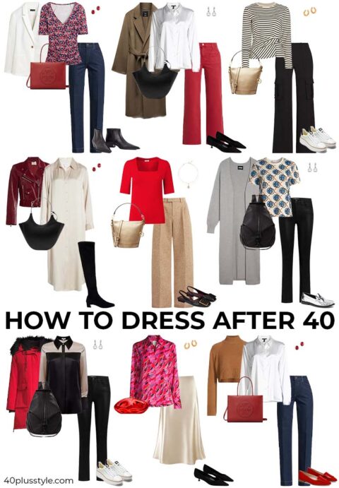 How to dress after 40 and still look hip? Style tips women over 40