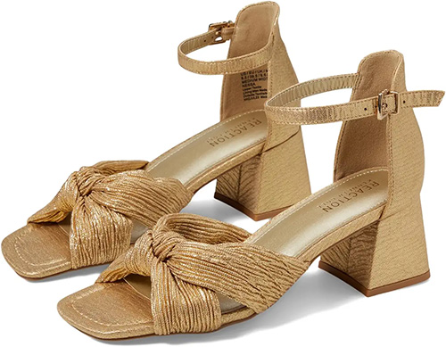 Kenneth Cole Reaction Nessa Textured Sandals | 40plusstyle.com