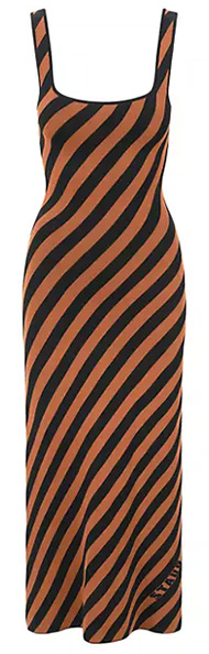 Staud Katie Striped Knit Maxi Dress | 40plusstyle.com