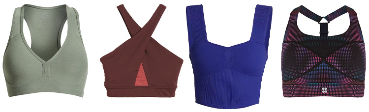 Sports bras for yoga | 40plusstyle.com