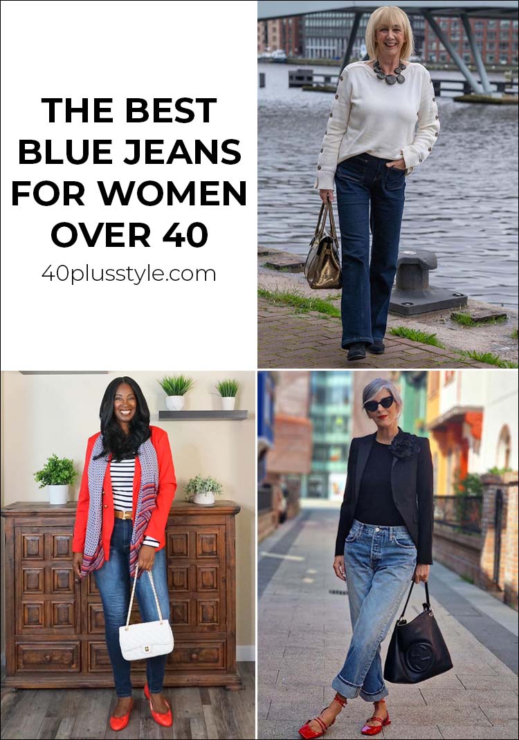 The best blue jeans for women over 40 to go with every top in your closet | 40plusstyle.com