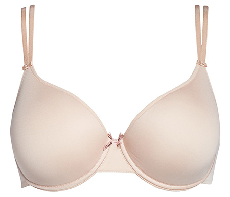 Chantelle Lingerie Basic Invisible Smooth Support T-Shirt Bra | 40plusstyle.com