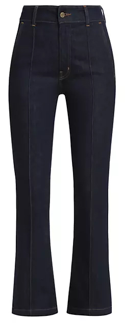 Derek Lam 10 Crosby Delilah Tailored Cropped Flared Jeans | 40plusstyle.com