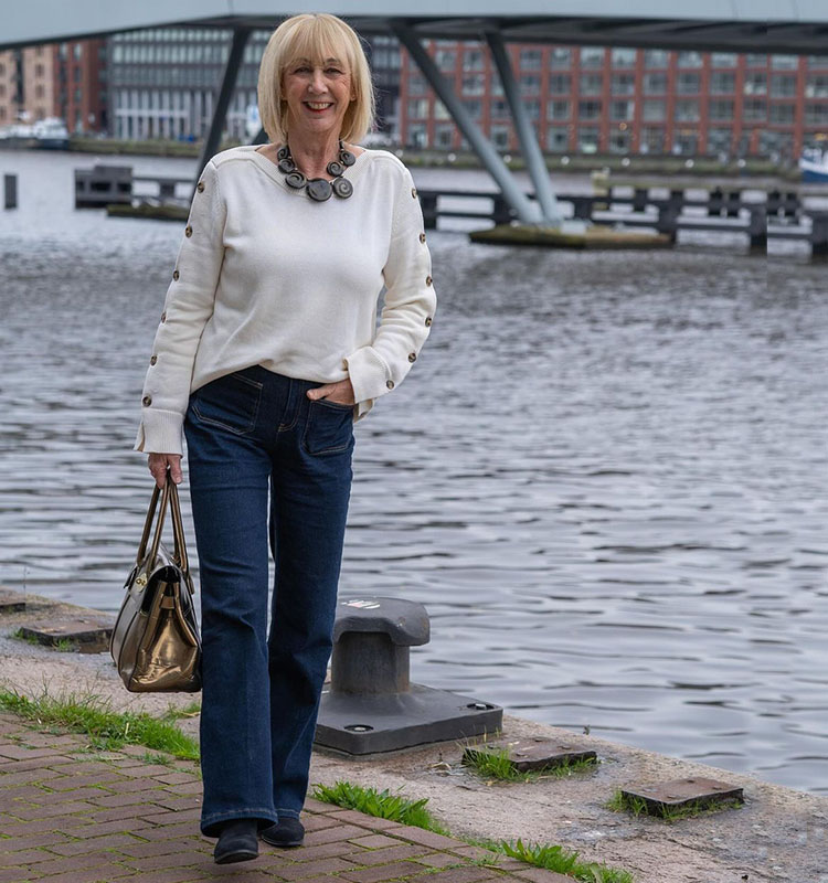 The best blue jeans for women over 40 to go with every top in your closet | 40plusstyle.com