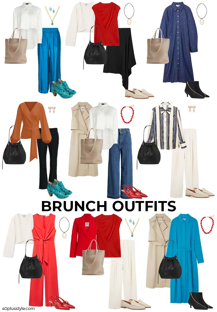 Brunch outfits | 40plusstyle.com