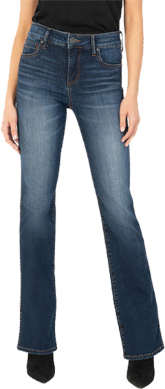 KUT from the Kloth Natalie High Rise Fab Ab Bootcut Jeans | 40plusstyle.com