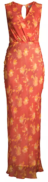 Bec & Bridge Azalea Floral Wrap Maxi Dress | 40plusstyle.com