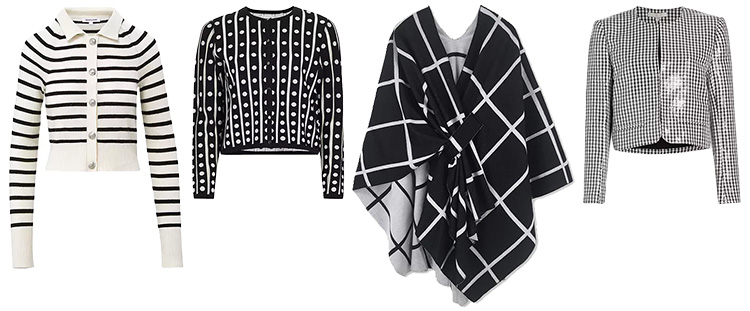 Black and white coats and cardigans | 40plusstyle.com