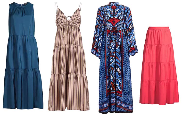 Dresses and skirts for the bohemian style personality | 40plusstyle.com