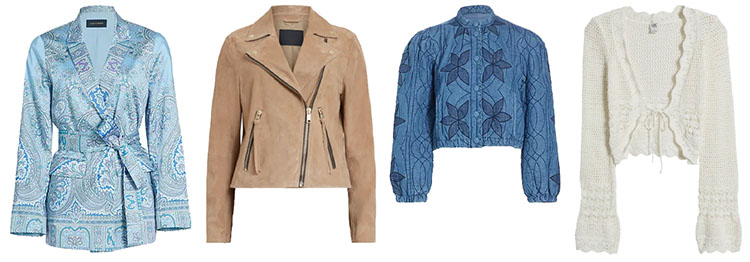 Jackets and cardigans for the bohemian style personality | 40plusstyle.com