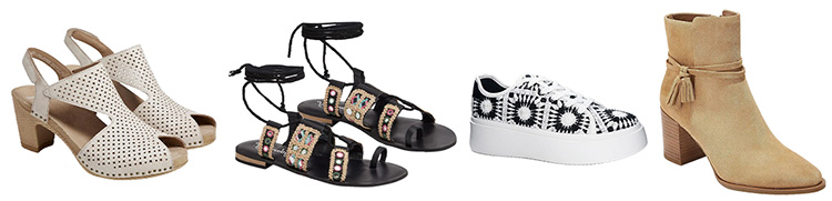 Bohemian shoes to wear | 40plusstyle.com