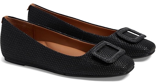 Gentle Souls by Kenneth Cole Sailor Buckle Flats | 40plusstyle.com