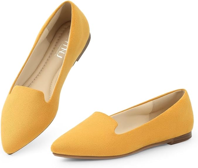 MUSSHOE Pointed Flats | 40plusstyle.com