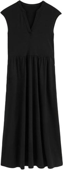 Boden Chloe Notch Jersey Midi Dress | 40plusstyle.com