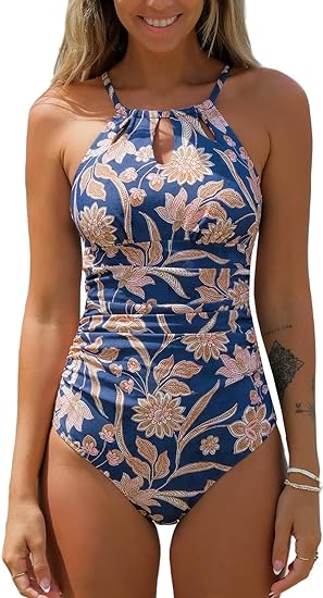 CUPSHE Tummy Control One-Piece Swimsuit | 40plusstyle.com