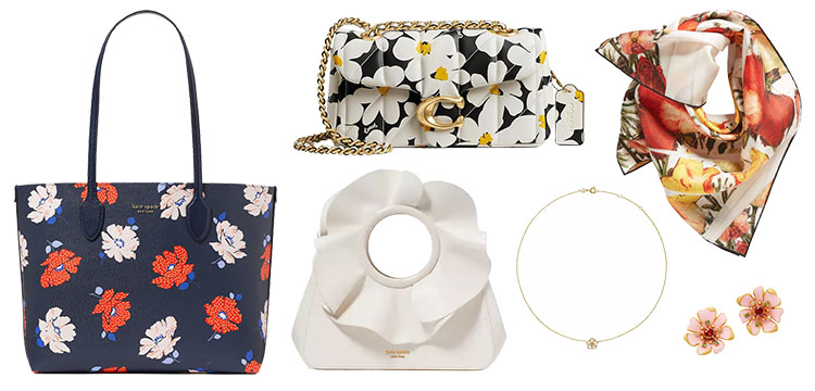 Floral bags and accessories | 40plusstyle.com