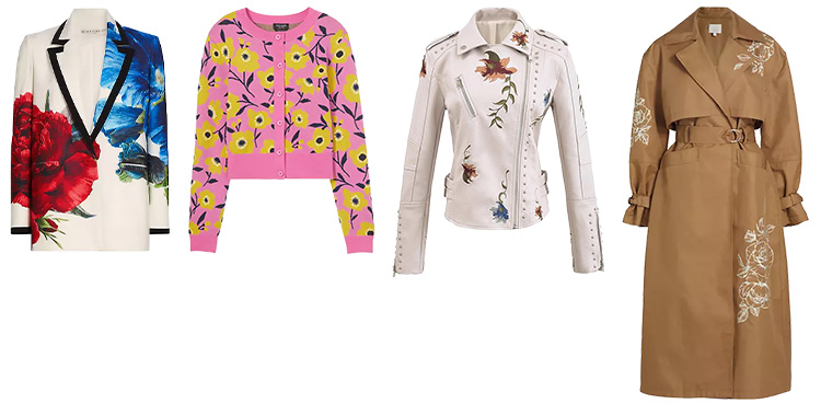 Floral jackets and coats | 40plusstyle.com