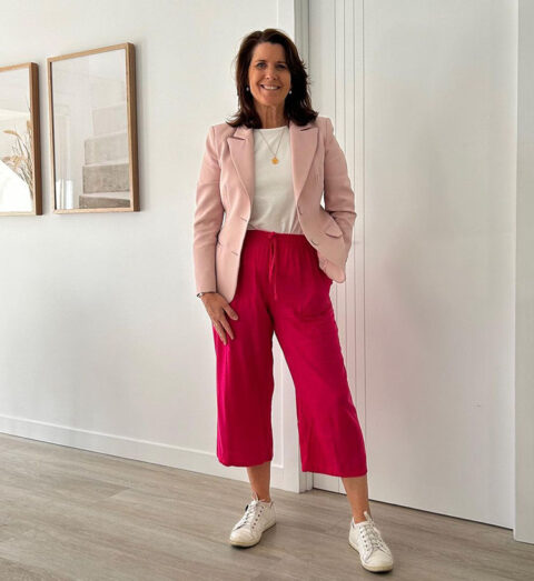 Slender wide-leg pants cropped casual overalls main image 0