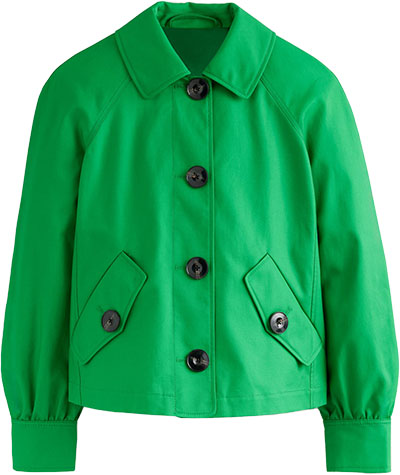 Boden Cropped Trench Jacket | 40plusstyle.com