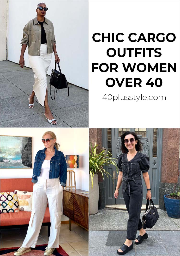 Elevate your casual wardrobe with these chic cargo outfits | 40plusstyle.com