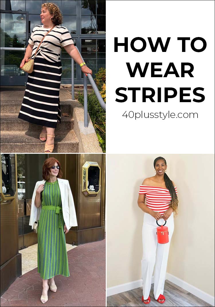 On the right lines: how to wear stripes this season | 40plusstyle.com