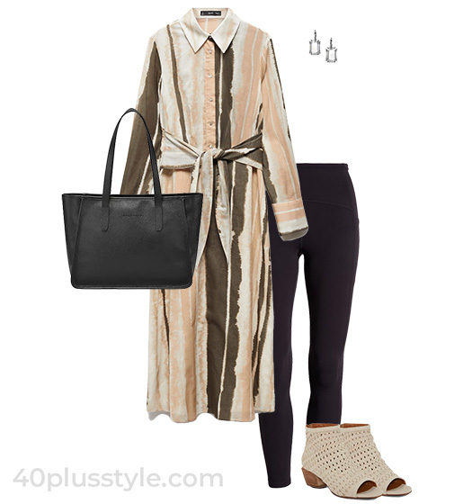 Long dress outfit | 40plusstyle.com