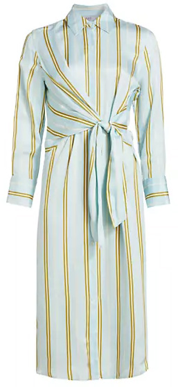 Rails Lacey Striped Tie-Waist Midi-Dress | 40plusstyle.com