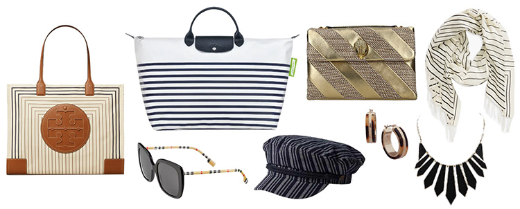 Striped accessories | 40plusstyle.com