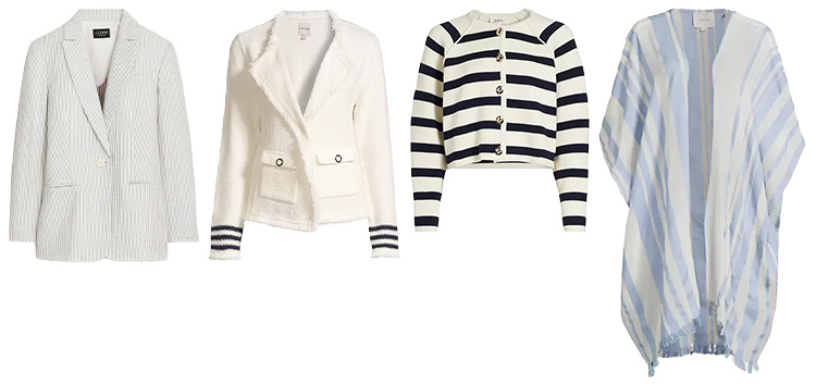 Striped jackets and cover-ups | 40plusstyle.com