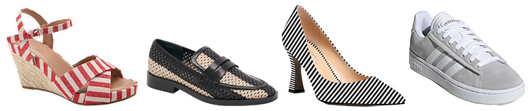 Striped shoes | 40plusstyle.com