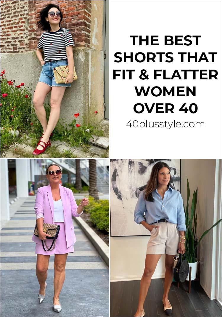 The best shorts for women over 40 - shorts that fit and flatter women over 40 of any shape | 40plusstyle.com