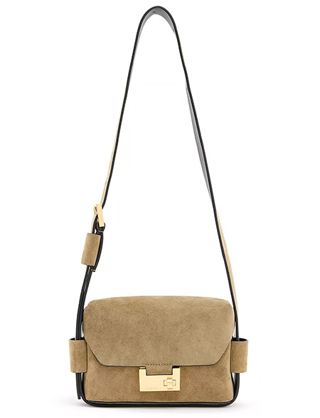 AllSaints Frankie Leather Crossbody Bag | 40plusstyle.com