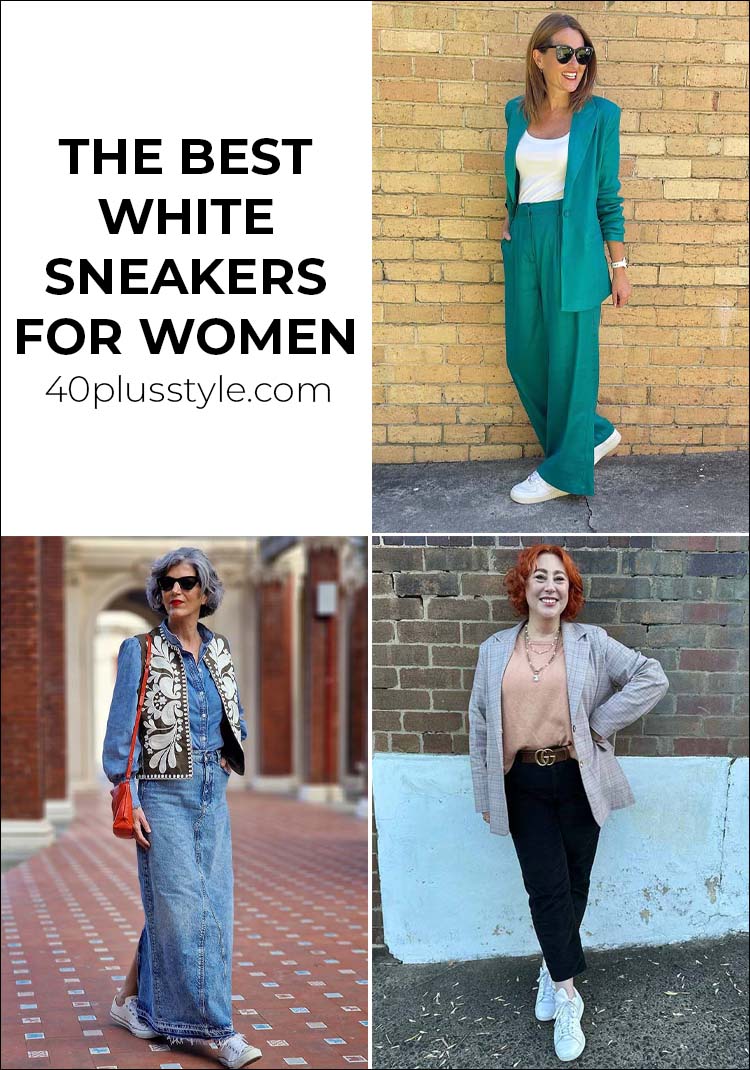 The best white sneakers for women to give you timeless style and versatility | 40plusstyle.com