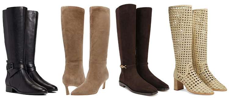 Knee high boots to wear with pants | 40plusstyle.com