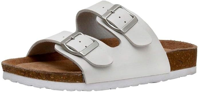 CUSHIONAIRE Lane Cork Footbed Sandal With +Comfort | 40plusstyle.com