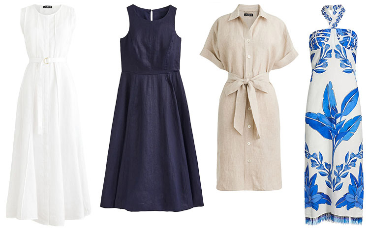 Linen dresses | 40plusstyle.com