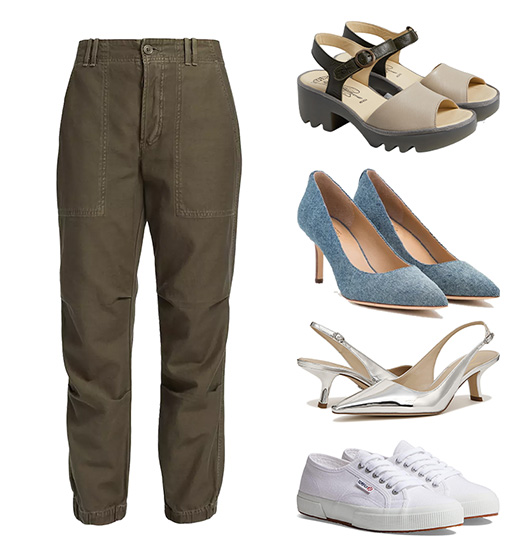 What shoes to wear with different styles of pants The best combinations