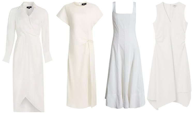 White dresses | 40plusstyle.com