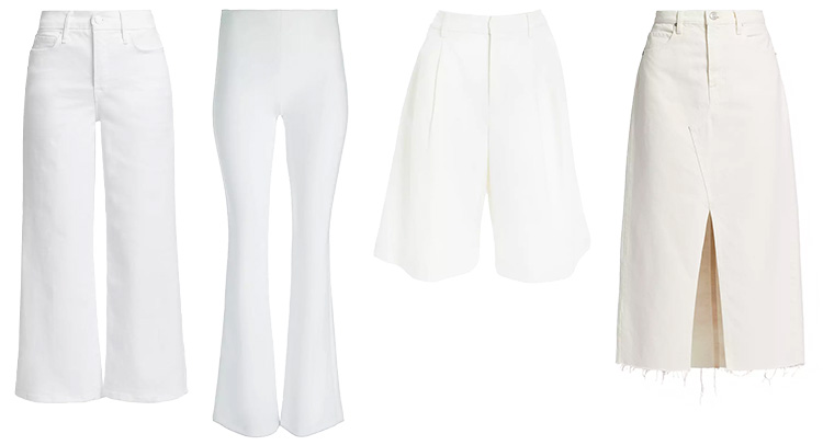 White pants and skirts | 40plusstyle.com