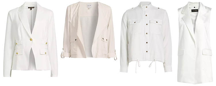 White jackets for white parties | 40plusstyle.com