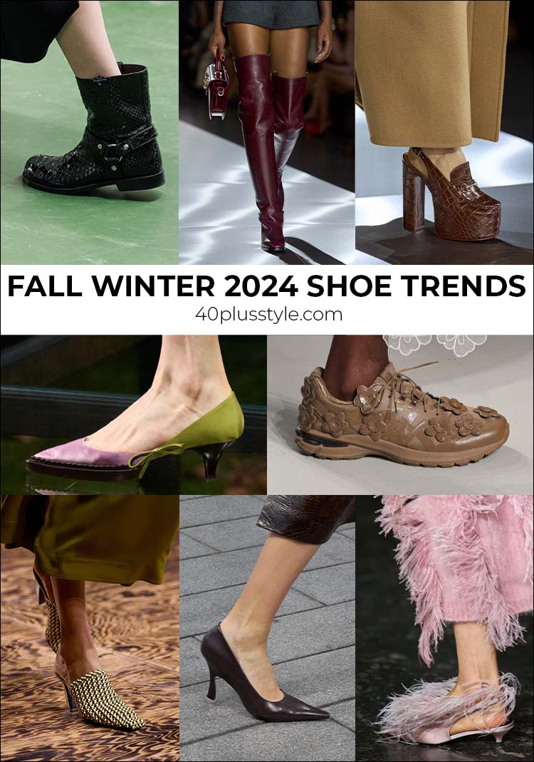 Fall shoe trends for 2024 | 40plusstyle.com