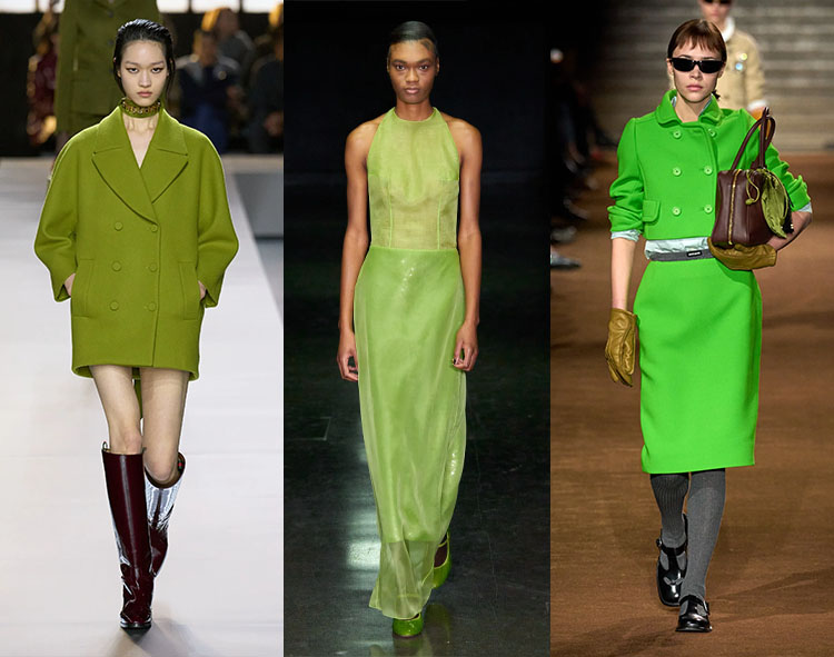 Colors to wear in fall: any shade of green | 40plusstyle.com