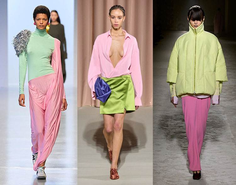 Key color combinations - pink and green | 40plusstyle.com