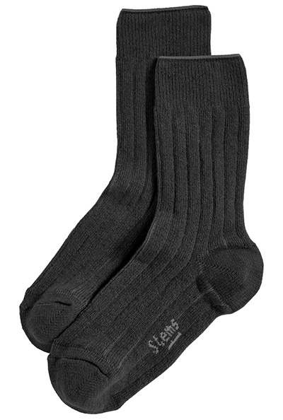 Stems Luxe Merino Wool & Cashmere Blend Crew Socks | 40plusstyle.com