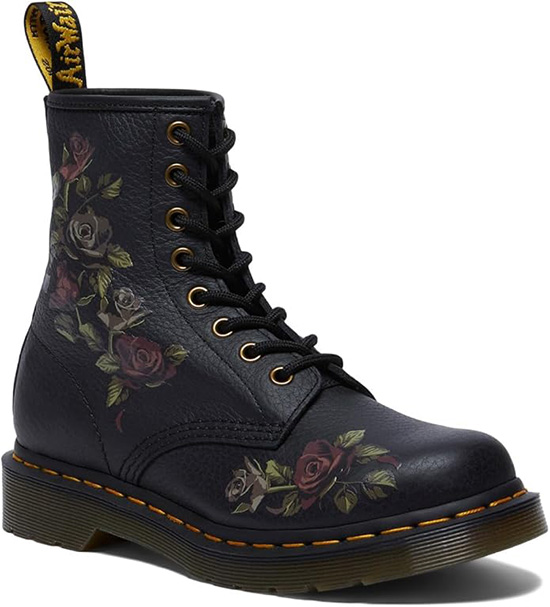 Dr. Martens 1460 Leather Lace-up Combat Boot | 40plusstyle.com