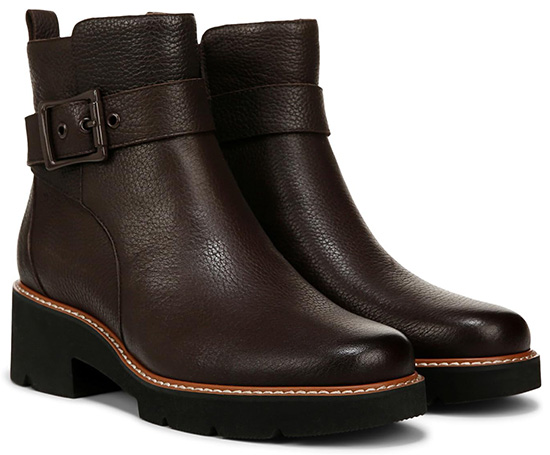 Naturalizer Darry Strap Moto Boots | 40plusstyle.com